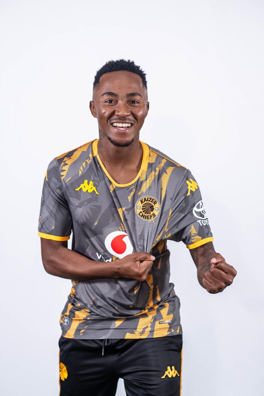 Lebogang Maboe at Kaizer Chiefs photo session.