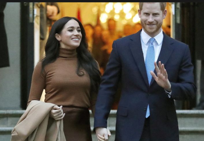 Prince Harry and Meghan.