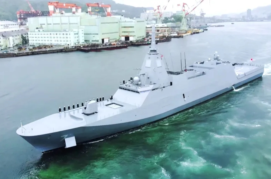 Picture of a Japanese Maritime Self-Defence Force (JMSDF) Mogami-class warship. Image: Australia Defence Force/AFP via Al Jazeera.