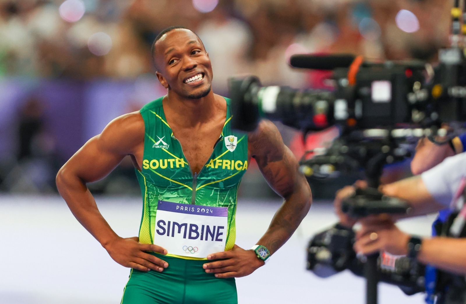 Akani Simbine in Diamond League