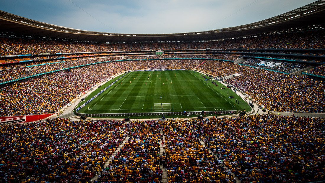 Kaizer Chiefs home stadium, FNB fully packed.