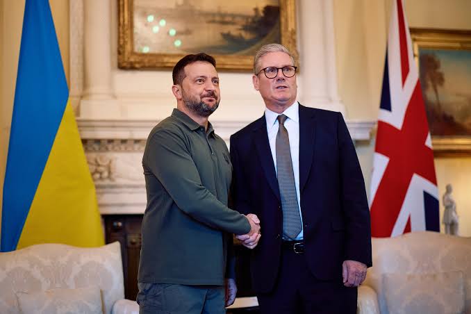 President Volodymyr Zelenskyy and Prime Minister Keir Starmer