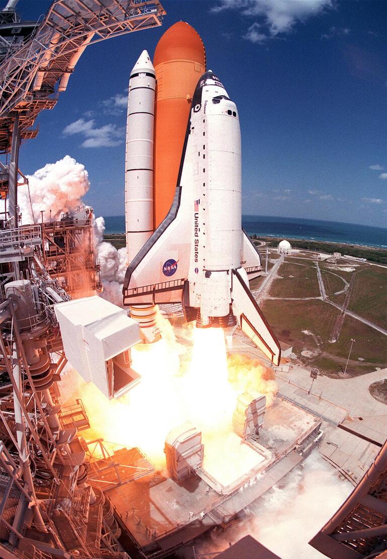 NASA Space Shuttle Take off