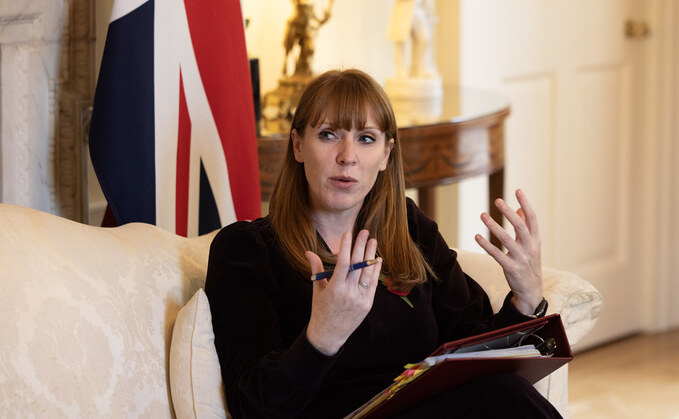 Angela Rayner in an interview