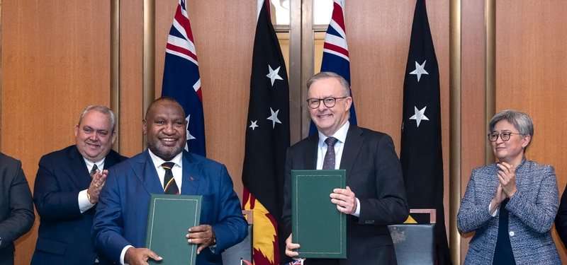 Australian Prime Minister Anthony Albanese and Papua New Guinea Prime Minister James Marape
