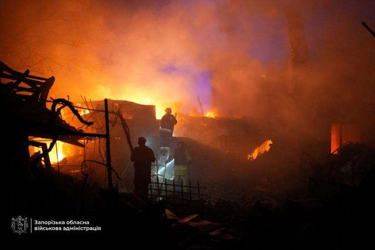 Russian Drone Attack on Ukraine
