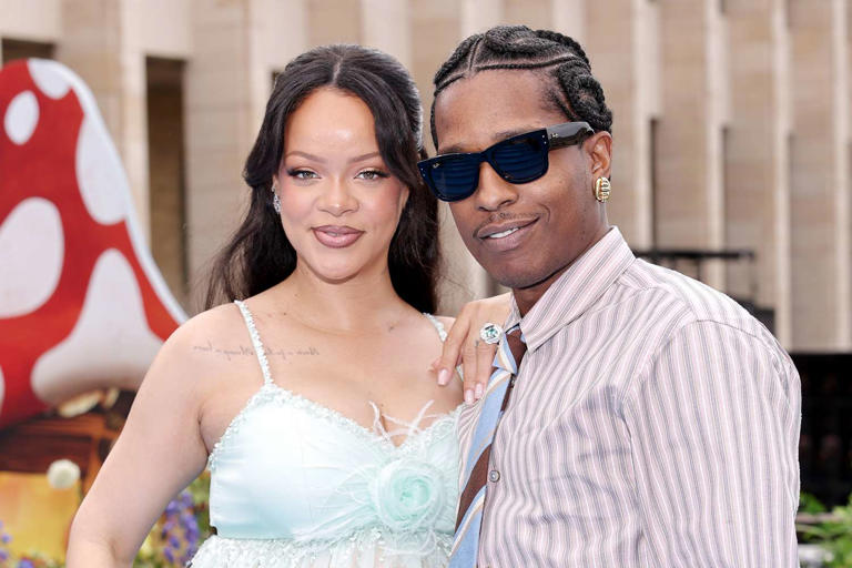 ASAP Rocky and Rihanna