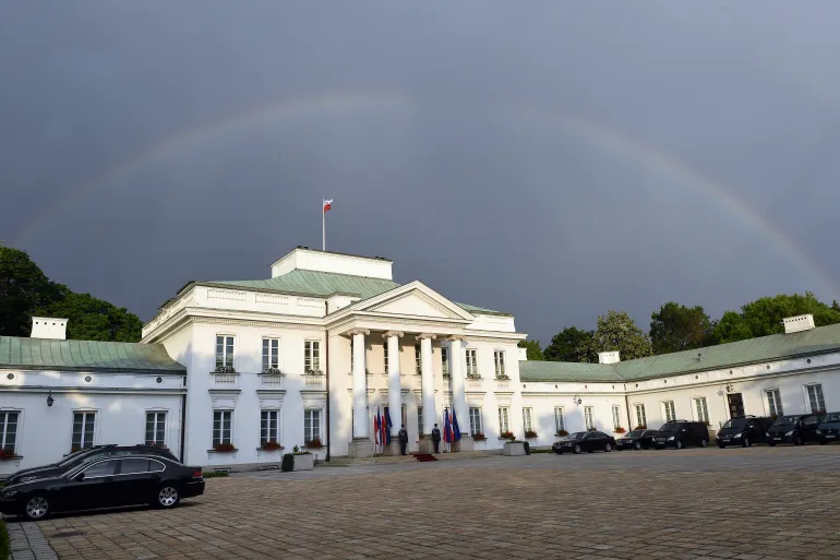 Polish presidential residence Belweder Palace
