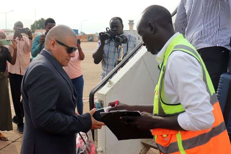 South Sudan returns Mexican deportee.