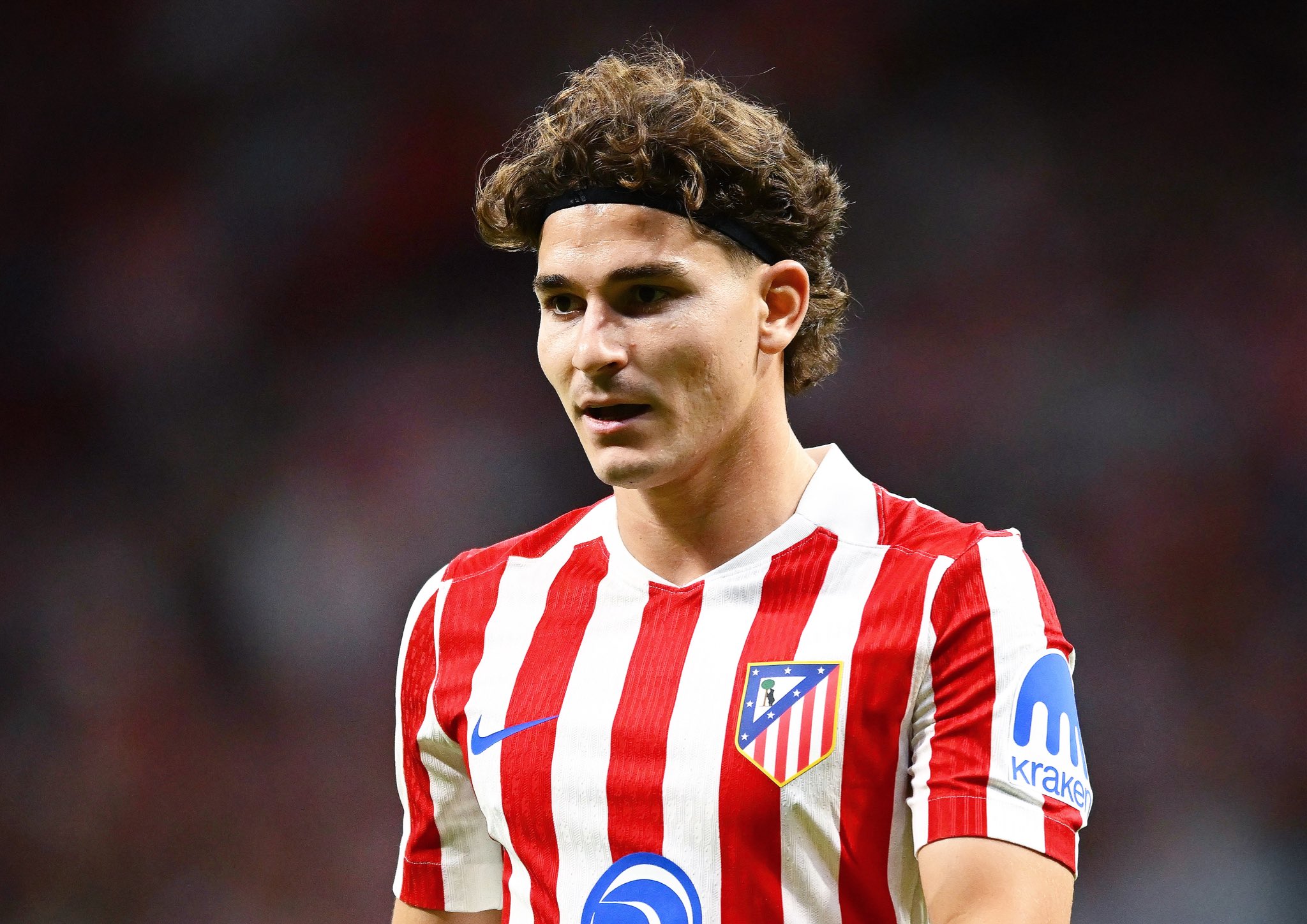 Atletico Madrid star Alvarez.