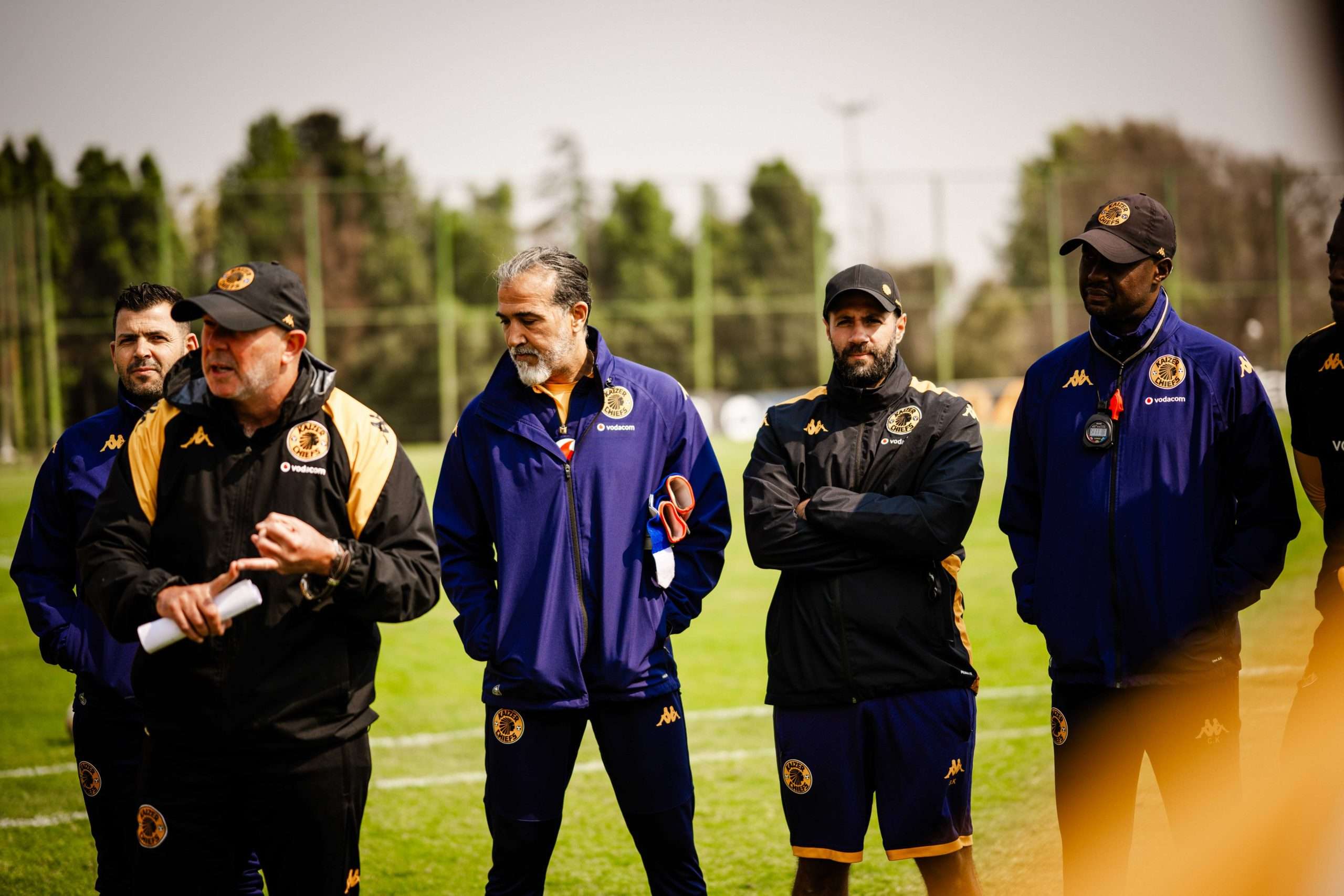 Kaizer Chiefs team management squad.