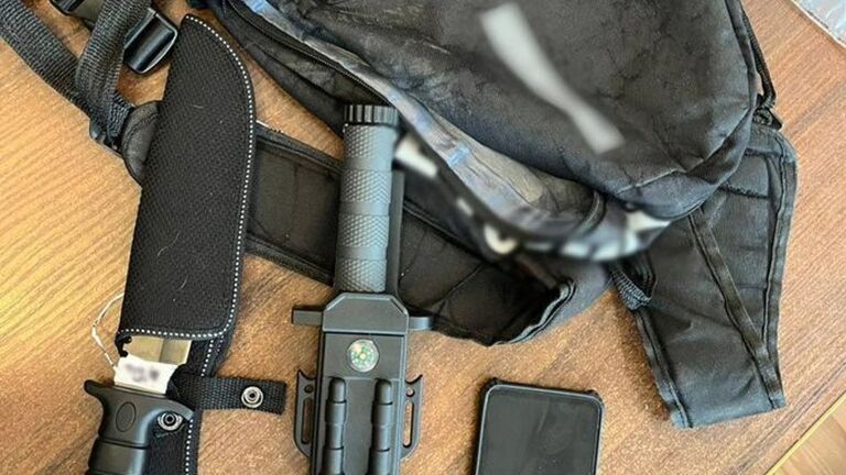 UK internet user helps expose teen’s alarming school attack plan with knife, phone, and backpack seized by police.