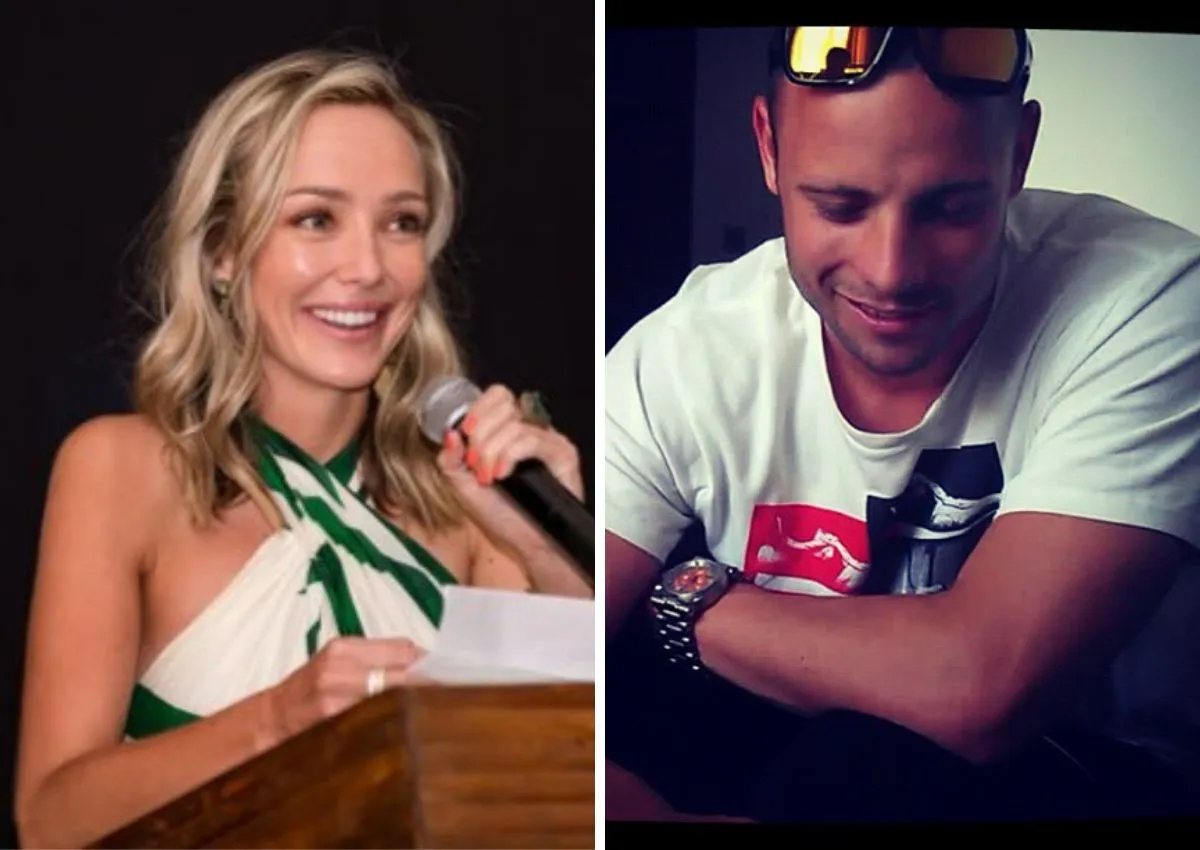 Oscar Pistorius and Rita Greyling.