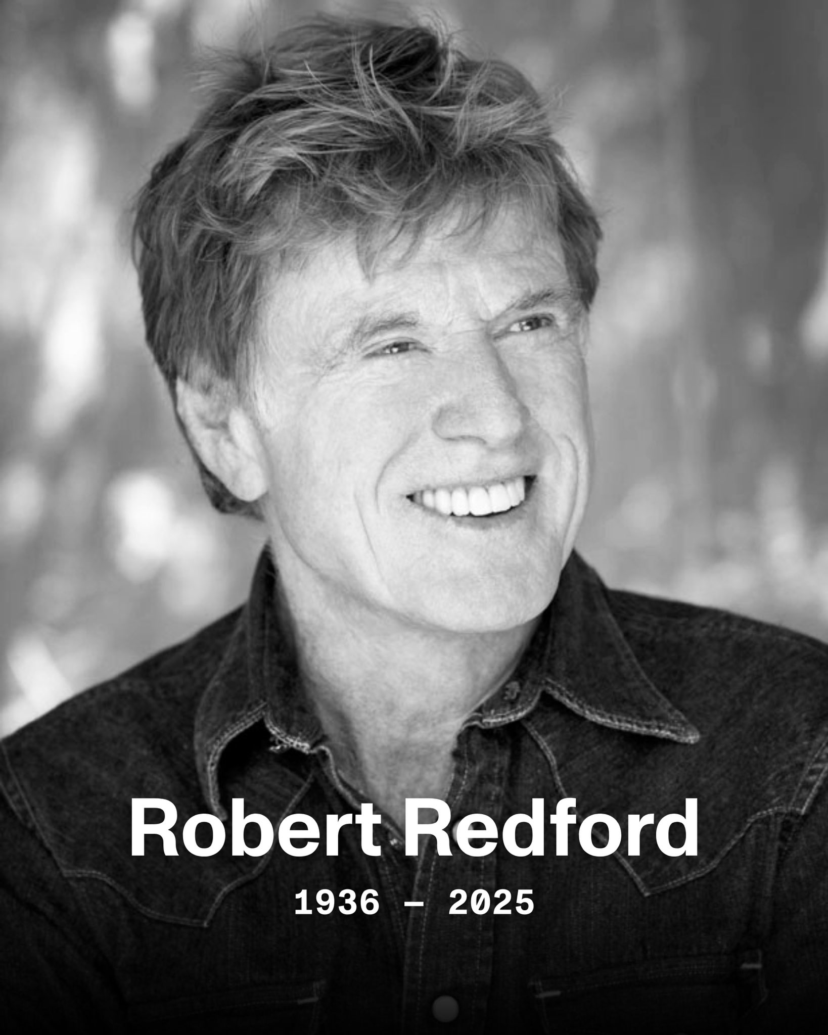 Robert Redford has died
