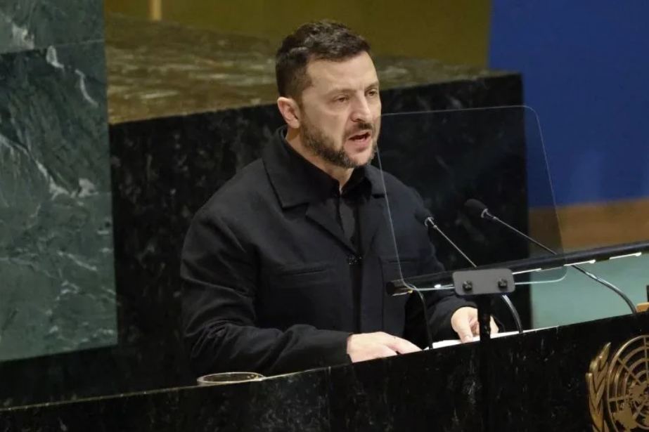 Ukrainian President Volodymyr Zelensky