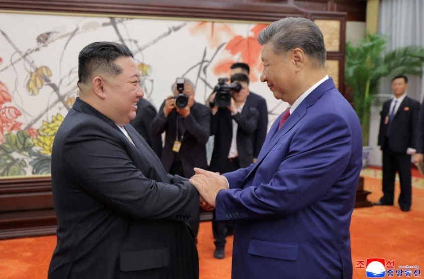 Alliance between North Korean leader Kim Jong Un, and Chinese President Xi Jinping