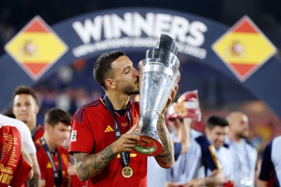Spain winning the last Euro and gearing for World Cup Qualifiers