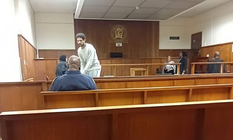 80-Year-Old Beheading Case earlier courtroom appearance showing the accused inside a Durban High Court session.