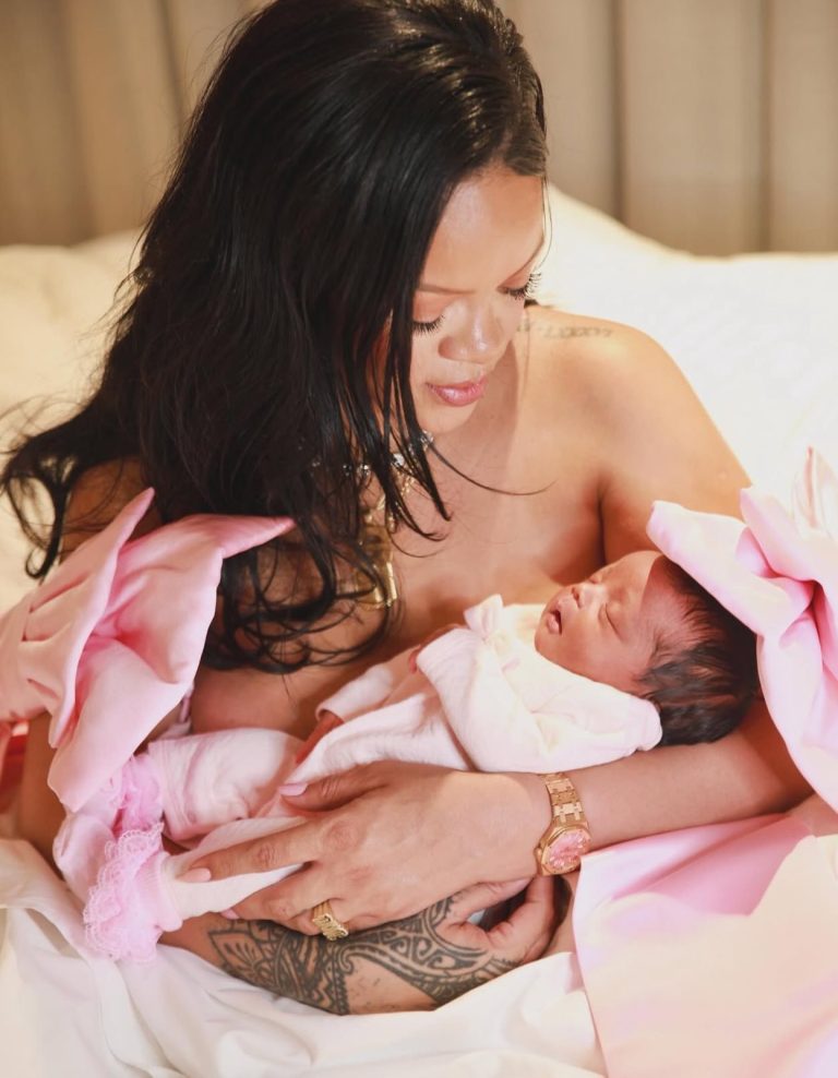 A$AP Rocky and Rihanna's daughter