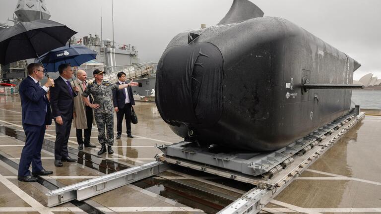 A$1.7 billion invested into the development of autonomous underwater vehicles by Australia.