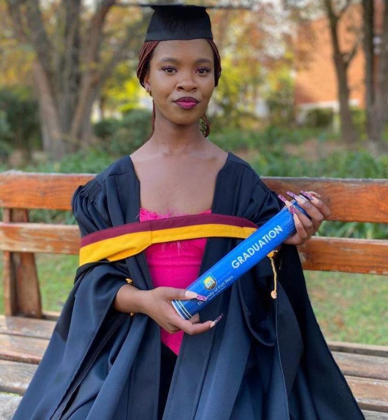 Fort Hare University campus where honours student Phumelela Maneli was found dead, with family and community seeking answers.