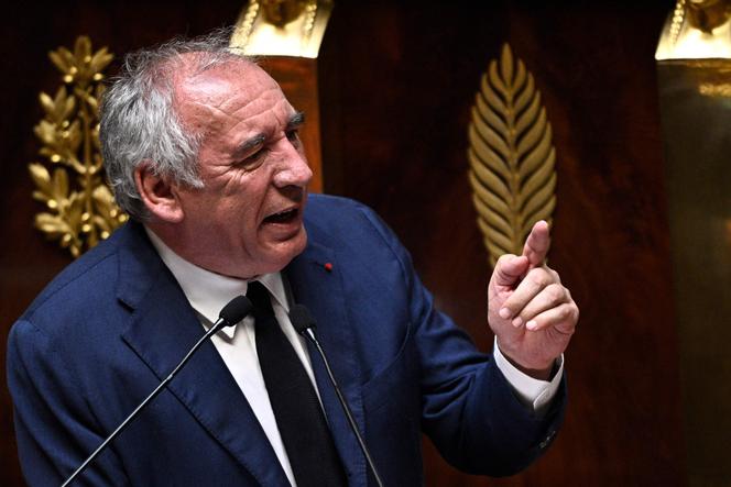 François Bayrou speaks in the French Assembly before losing the confidence vote