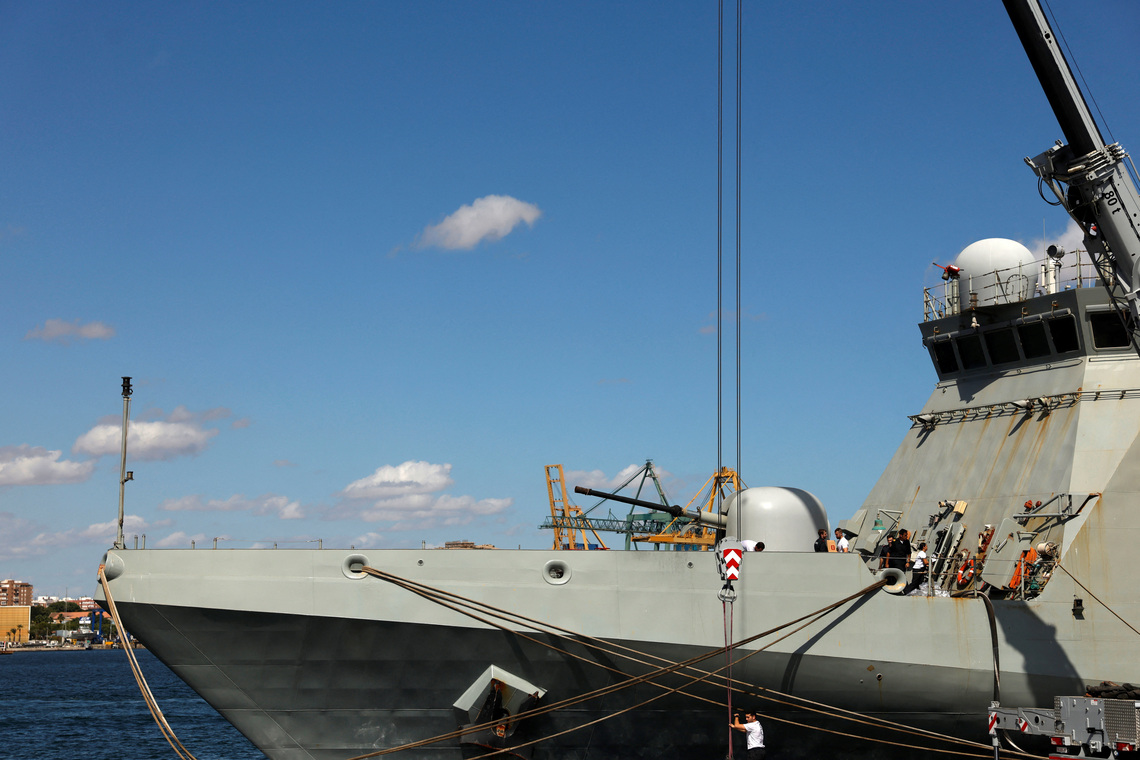 Italian and Spanish warships deployed to escort the Gaza aid Flotilla