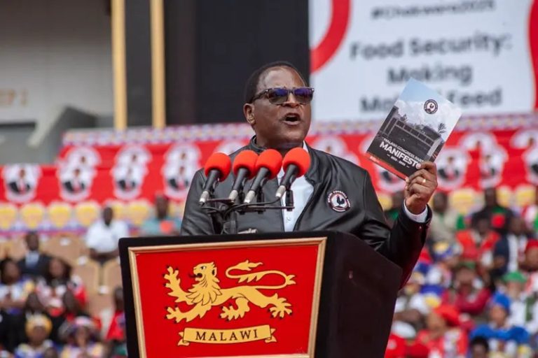 Newly elected Malawi president Arthur Peter Mutharika.