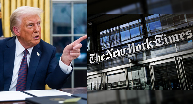 U.S. Donald Trump sue The New York Times