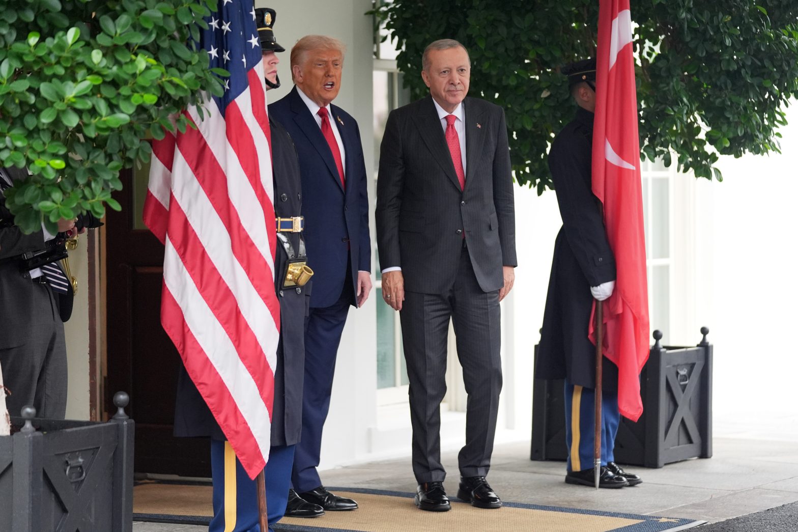 US President Donald Trump receives Turkey President Recep Tayyip Erdogan at the White House