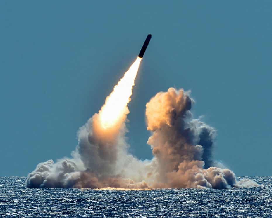 US president makes threat after Russian nuclear-powered weapons tests and shortly before meeting with Chinese leader.