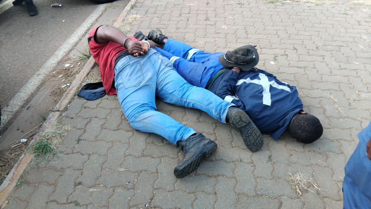 Police arrested eight suspects in Centurion.