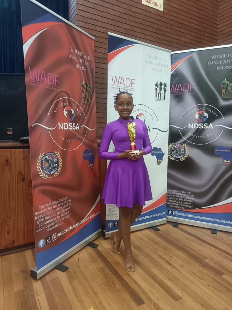 Latin dancer, Letlotlo Tsiane