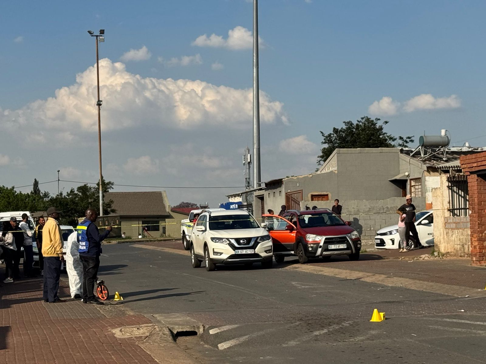 Five Westbury shooting suspects in police custody.