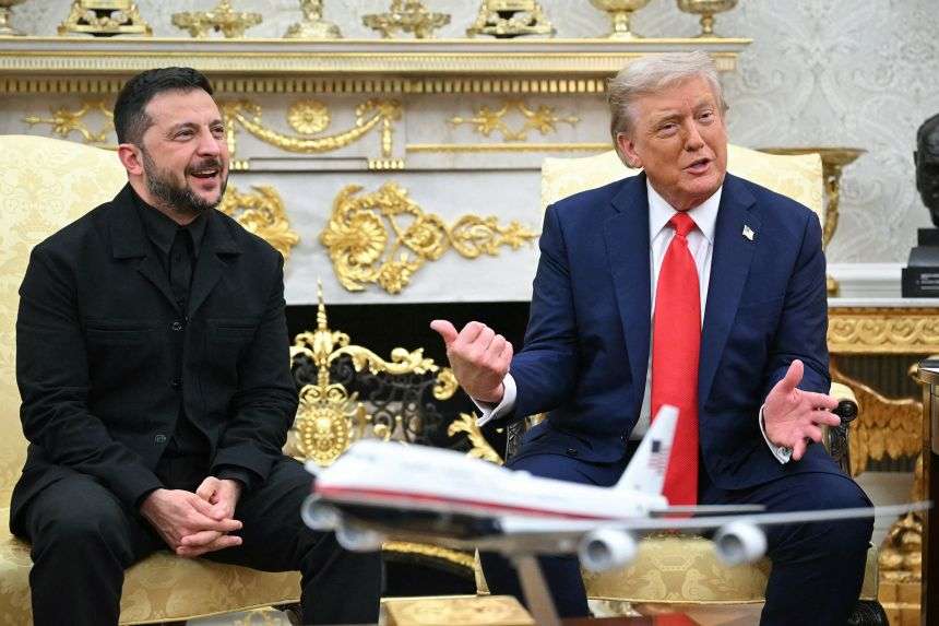 Zelenskyy and Trump second meeting at the White House