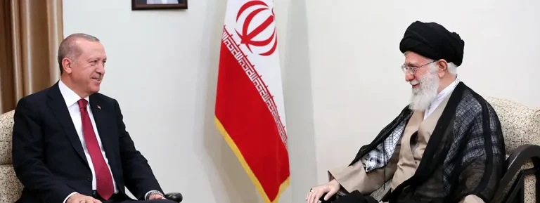 Turkey President Recep Tayyip Erdogan and Iran Supreme Leader Ali Khamenei