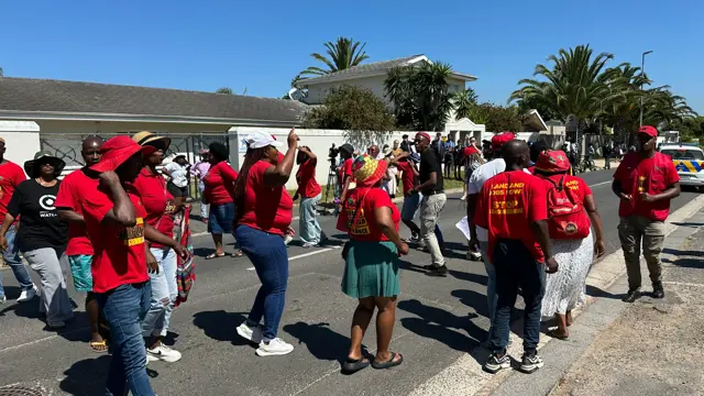 EFF youth command protested outside Milnerton High School