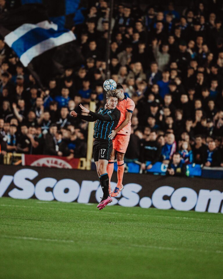 Garcia heads an opponents head