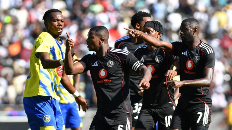 Pirates against Lupopo in a CAF match.