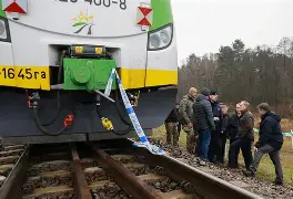 Poland Train track disaster