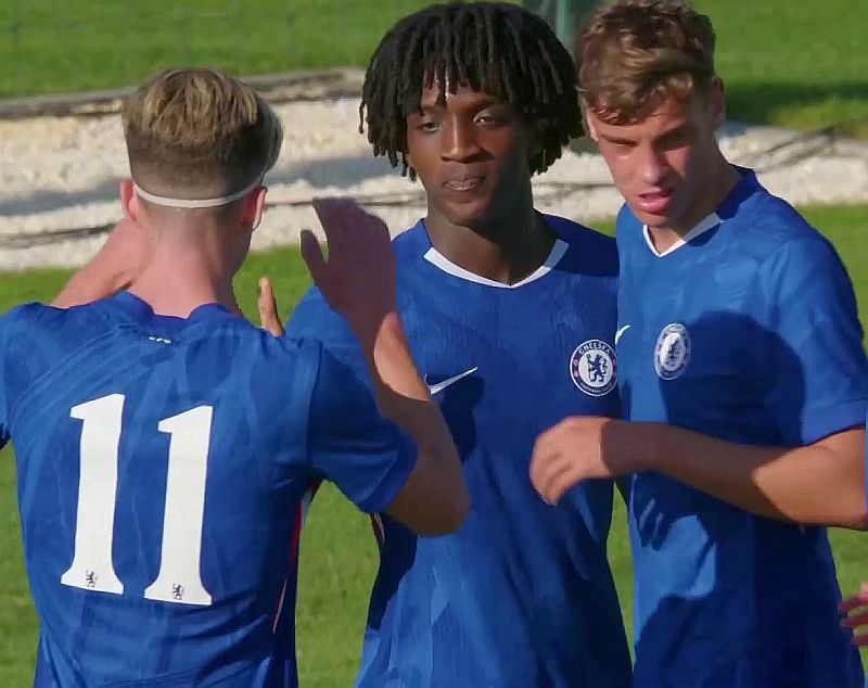 Chelsea Youth celebrating