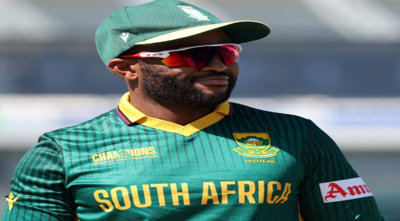 Captain Temba Bavuma On The Field.