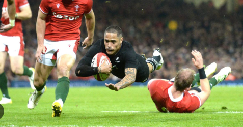 All Blacks Playing Against Wales.