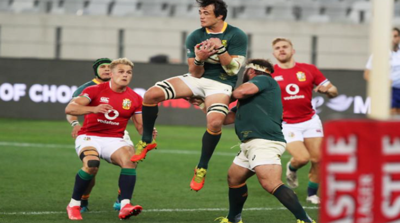 south Africa v British and Irish Lions in Cape Town, South Africa.