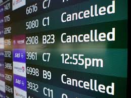U.S. widespread flight cancellations during U.S. government shutdown