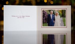 King Charles Christmas card