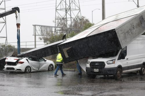 California Storm: Floodwaters and Mudslides Widespread