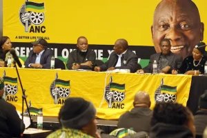 ANC delegates attending the national general council meeting