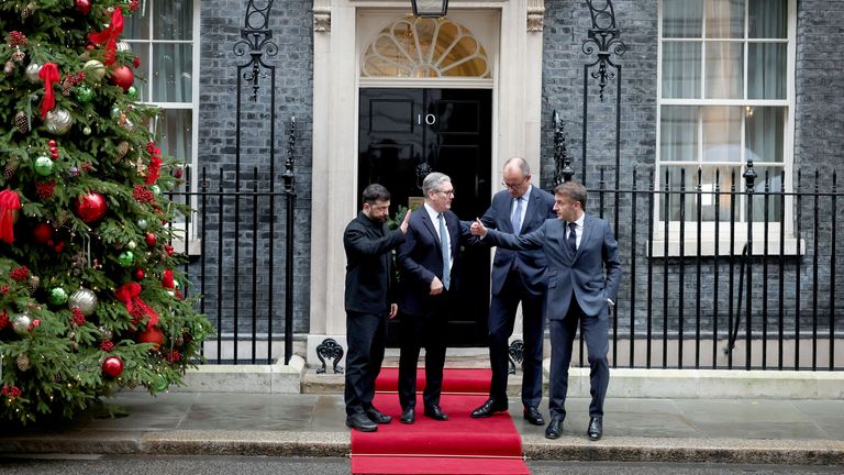 EU leaders meeting with Zelensky 