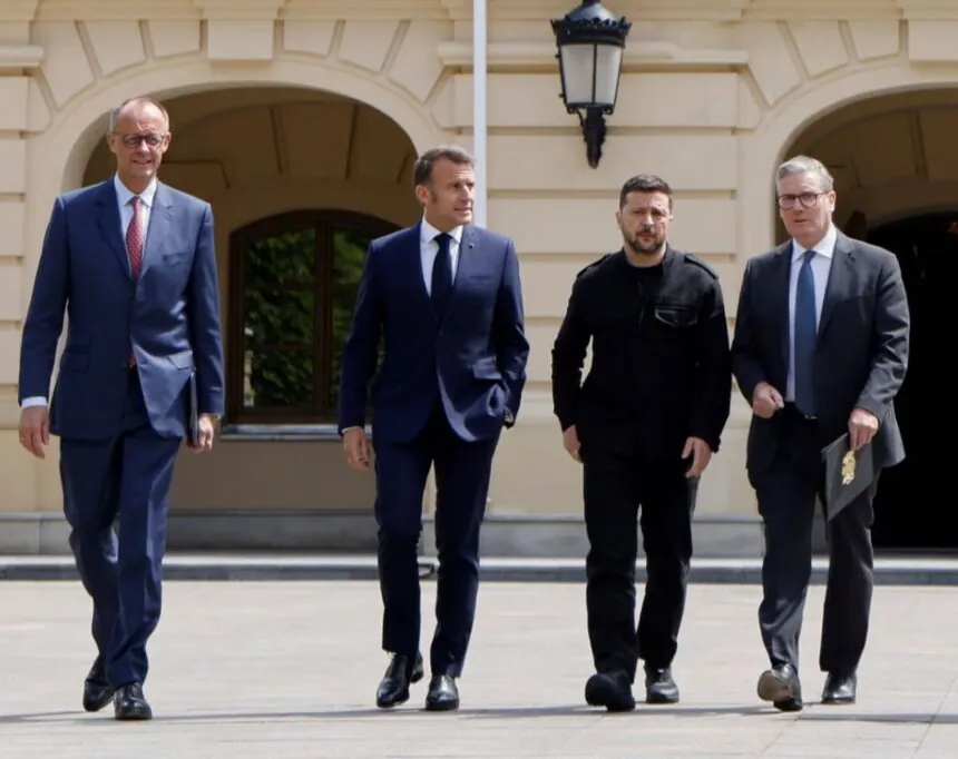 Zelensky meets European leaders in London